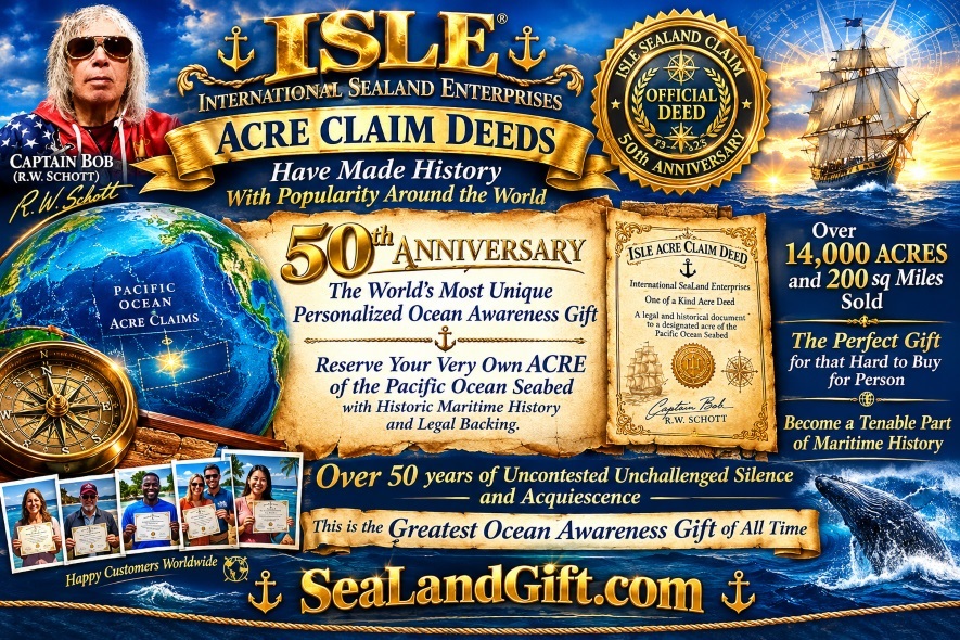 own an ACRE of the Pacific Ocean Seafloor